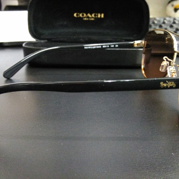 Coach Aviator Style Sunglasses - Picture 10 of 11